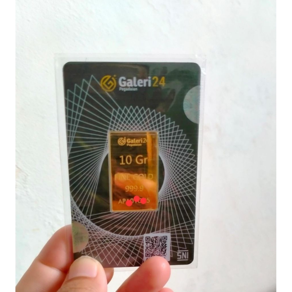 Emas Batangan Galeri 24 10 gram Pegadaian Original
