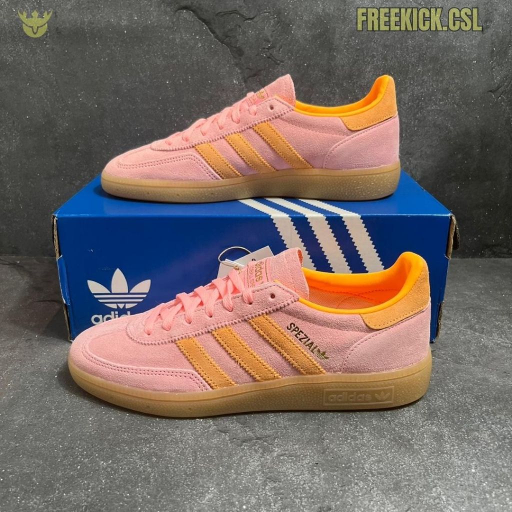 Adidas Handball Spezial Glow Pink Orange Tint (JR3606) Original