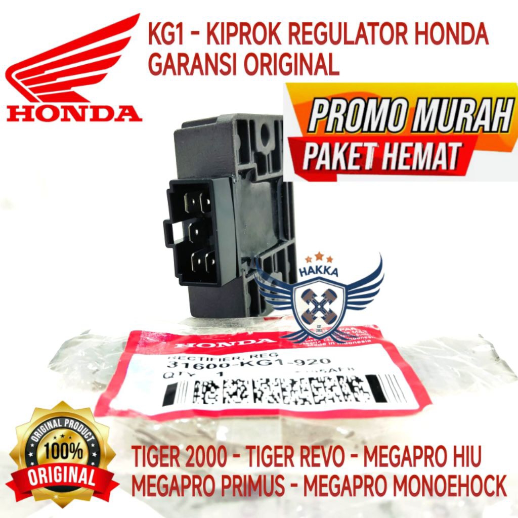 KG1 KIPROK REGULATOR ASLI HONDA TIGER 2000, KIPROK REGULATOR ASLI HONDA MEGAPRO HIU, KIPROK REGULATO