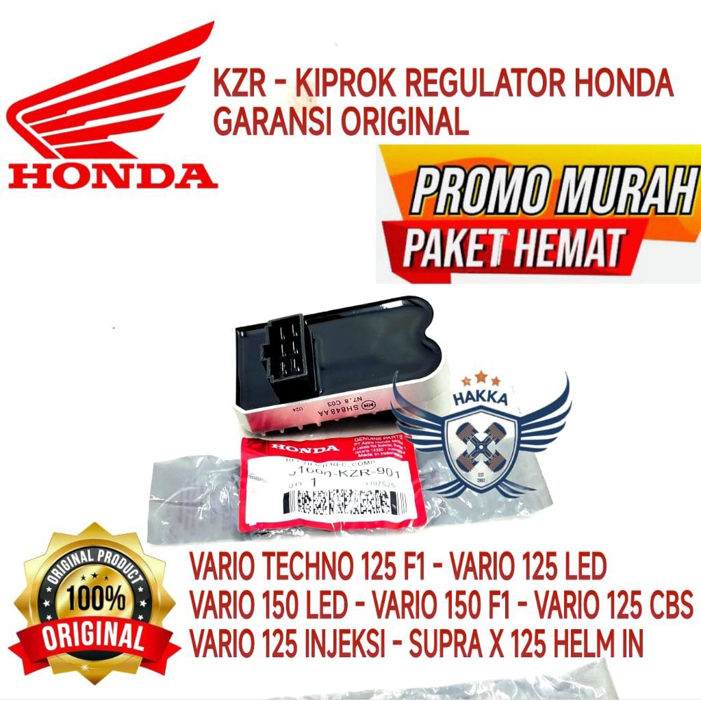 KZR KIPROK REGULATOR ASLI HONDA VARIO 125, KIPROK REGULATOR ASLI HONDA VARIO 125 CBS, KIPROK REGULAT