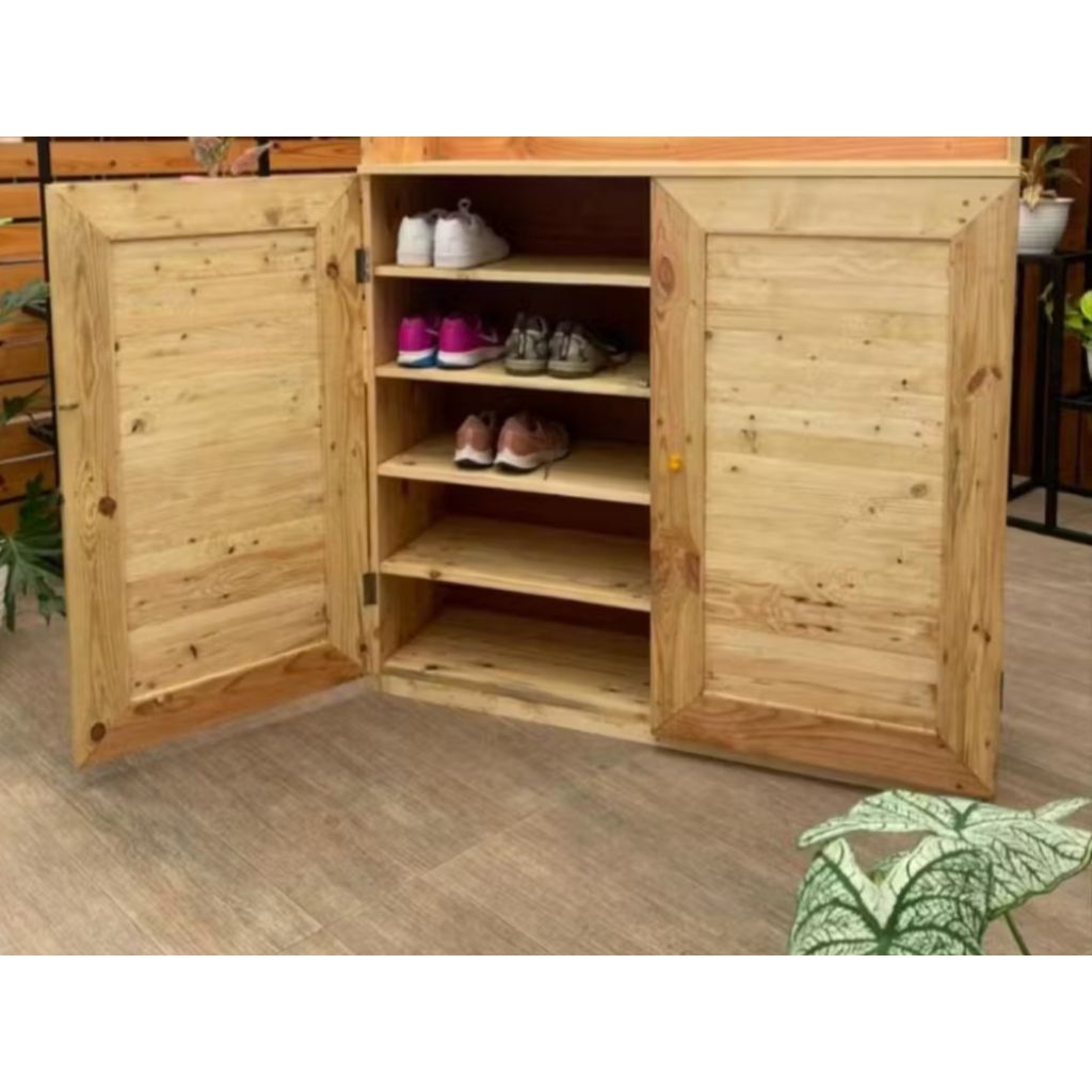 Rak Sepatu Kayu jati belanda