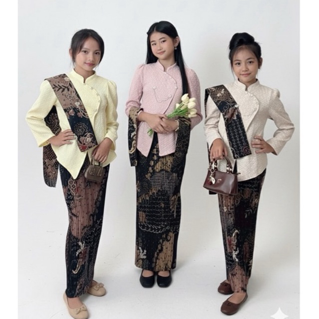 SETELAN KEBAYA ANAK JANGGAN JAGUAR EMBOS | KEBAYA WISUDA KONDANGAN PESTA | KEBAYA ANAK TK , SD SAMPA