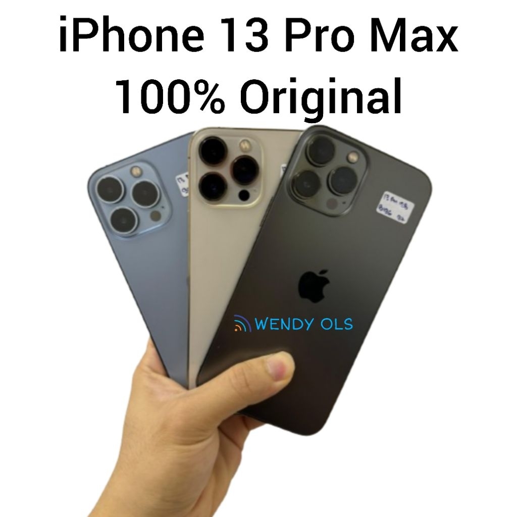 iPhone 13 Pro Max 5G 128 GB / 256 GB / 512 GB / 1 TB Promax Blue Green Gold Graphite Silver Second S