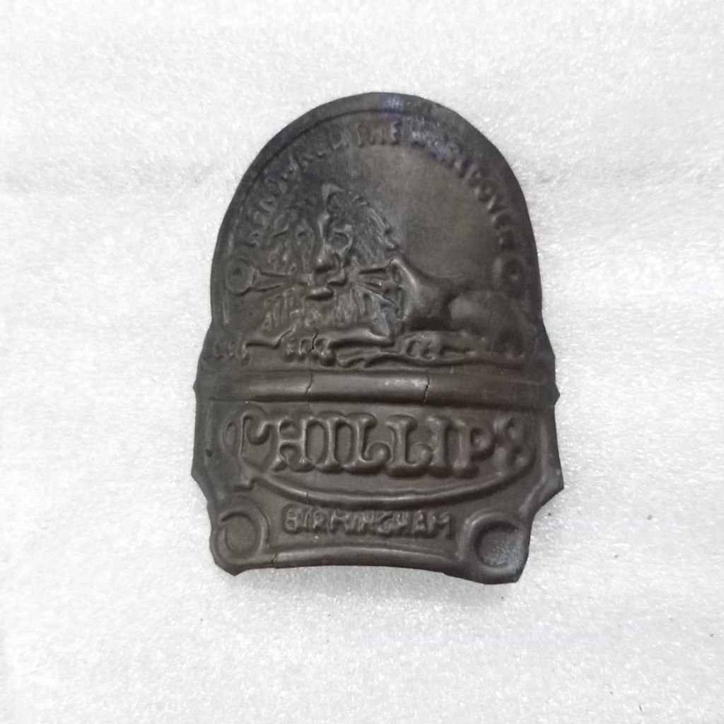 Emblem Plat Logo Sepeda Onthel ontel Merk Phillips