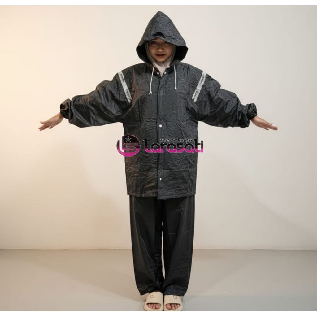 JAS HUJAN MANTEL PINGUIN'S JC MURAH