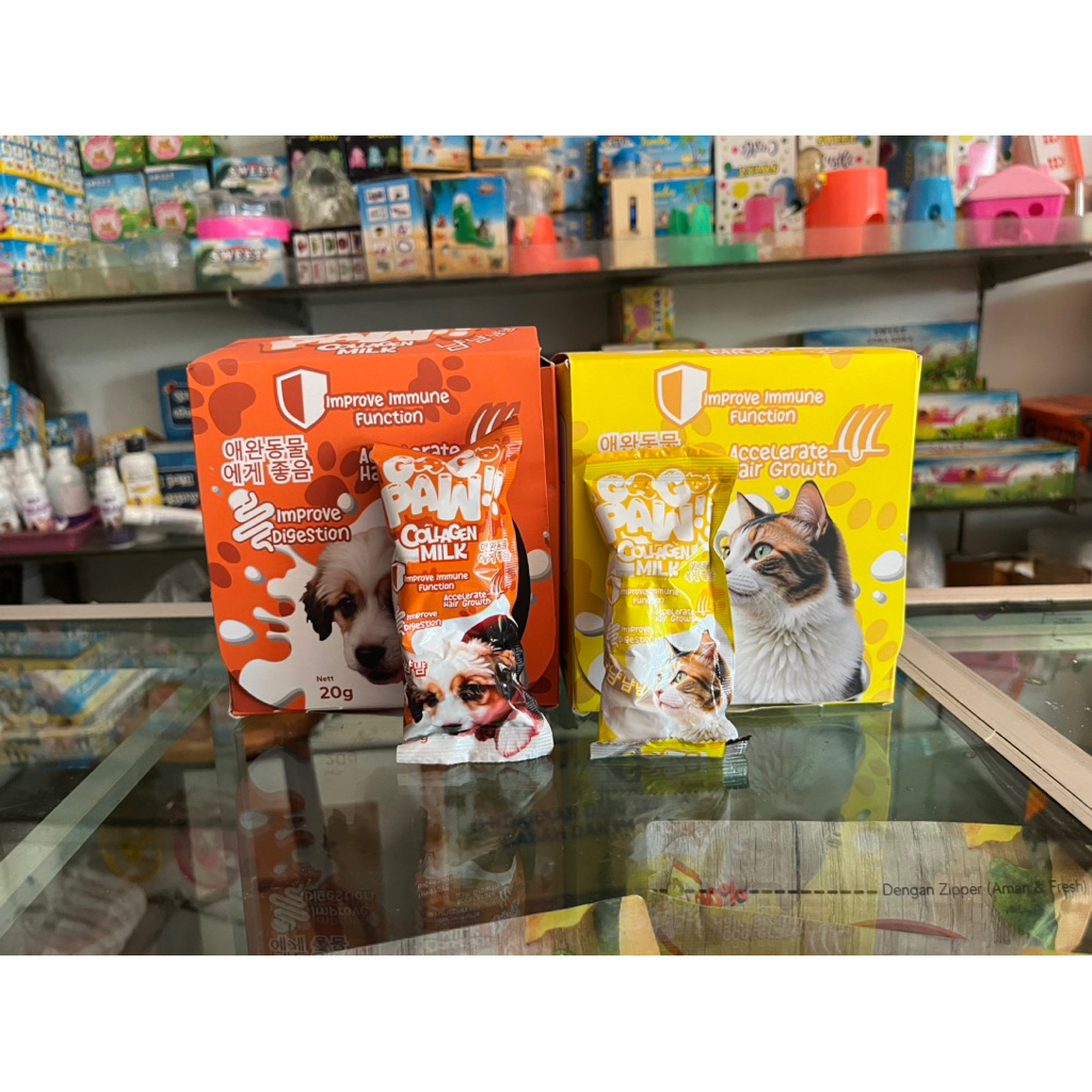Collagen milk susu gogo paw dog cat anjing kucing