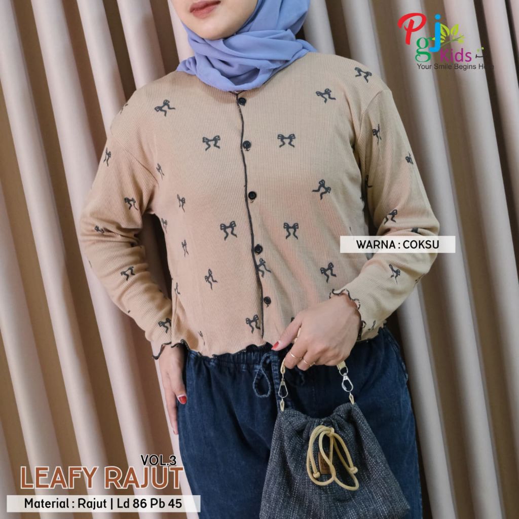 [ ata.id kids ] Leafy Vol. 2 atasan rajut anak perempuan by pgj kids
