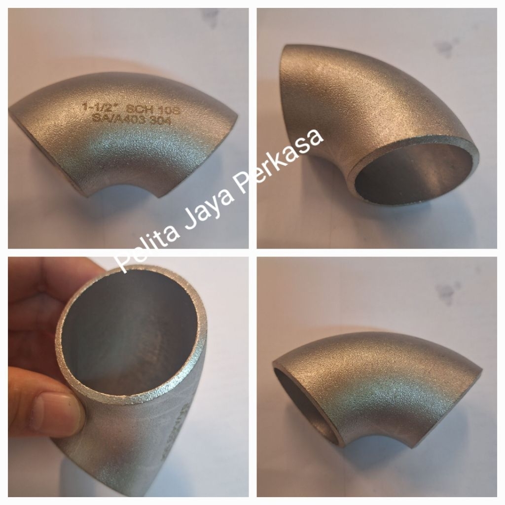 Elbow Stainless Steel 304 SCH 10 1 Inch 90°c / Elbow Las Stainless SS304 Schedule 10 DN25 90°