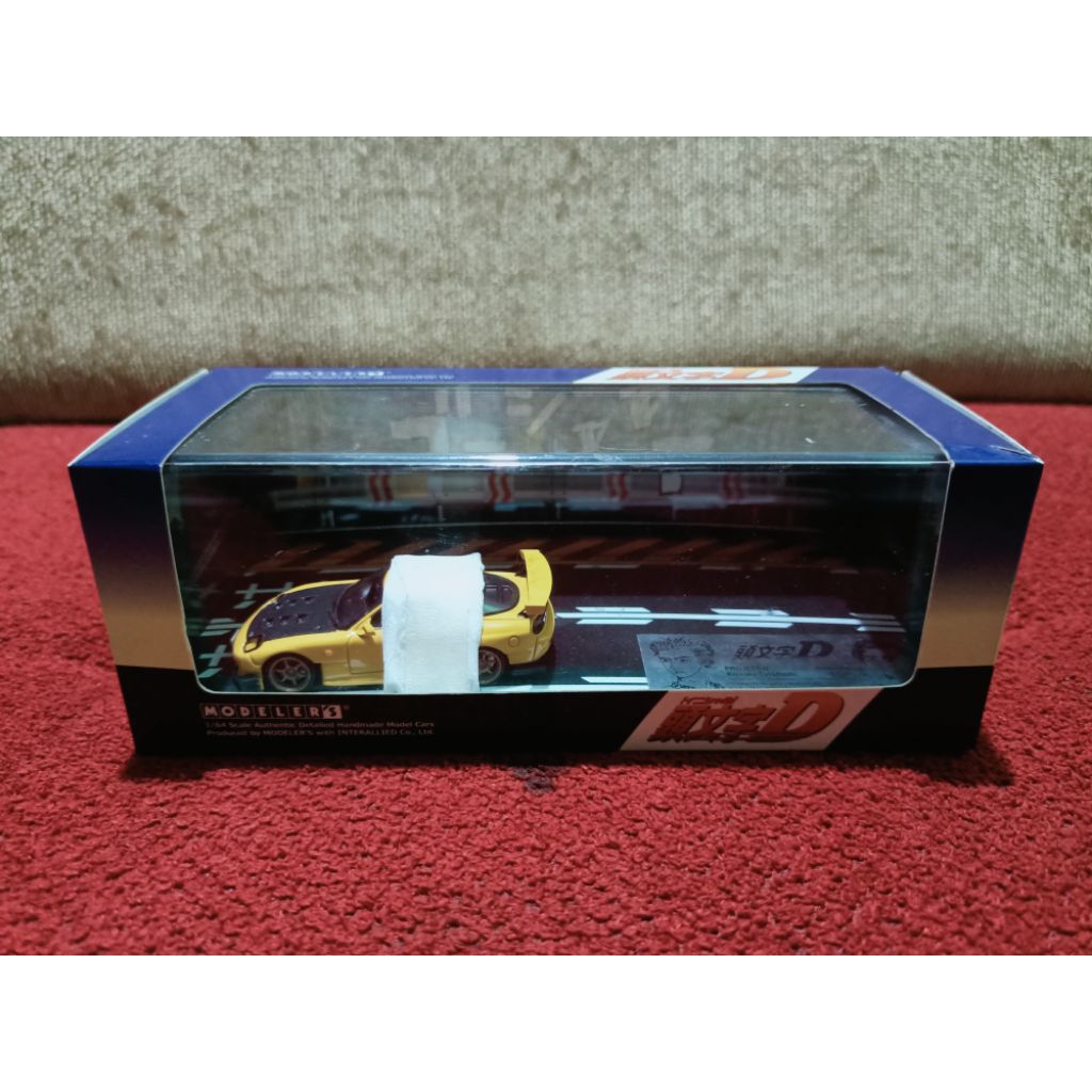 Modeler's Mazda RX 7 Yellow Initial D Unseald