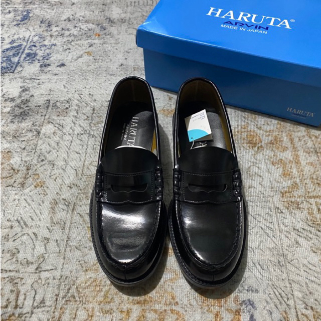 PRE ORDER HARUTA ARVIN 6550 LOAFERS - BLACK