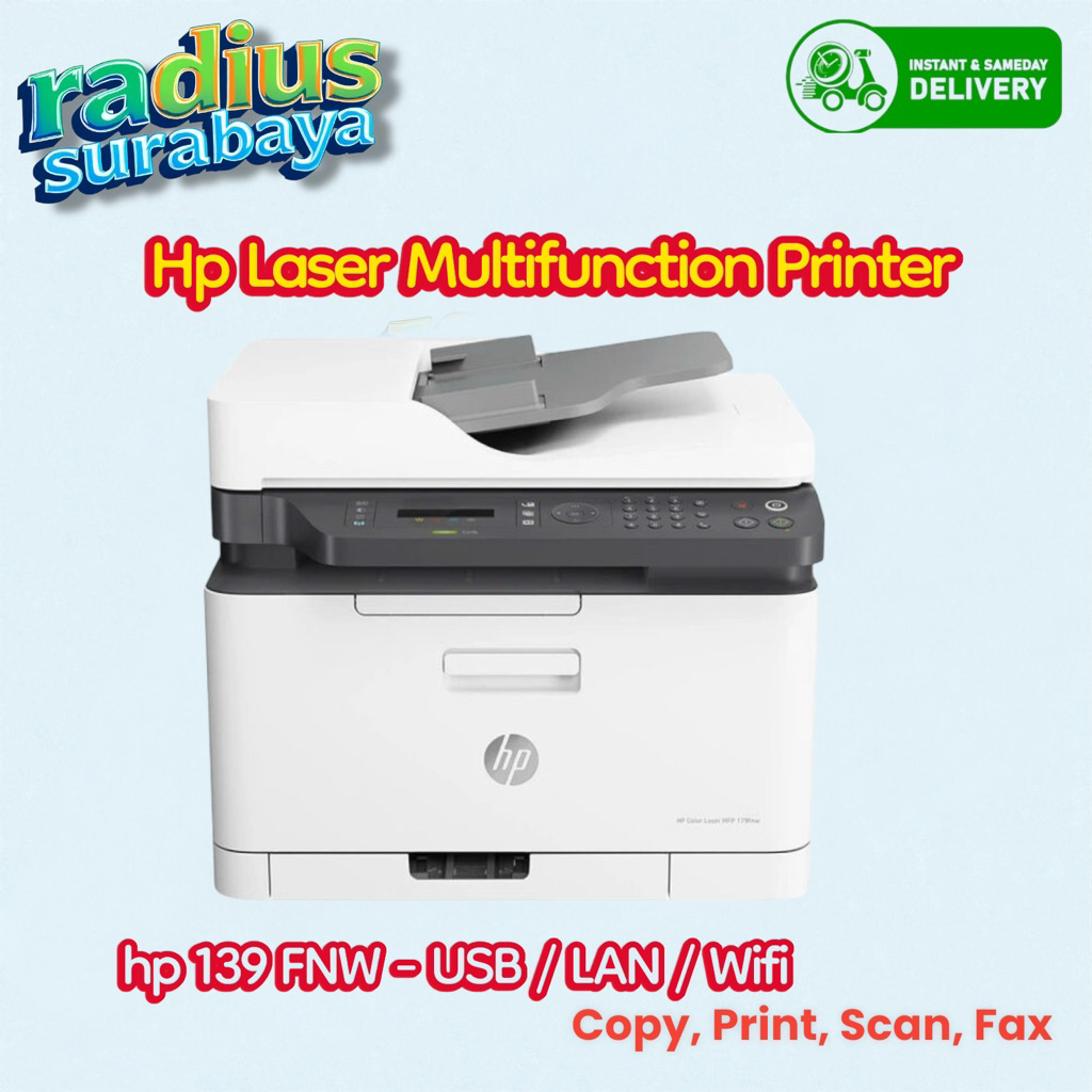 HP LASERJET MFP 137FNW / 139FNW  PRINTER WIRELESS All IN ONE LASER JET 137 / 139 FNW MULTIFUNCTION