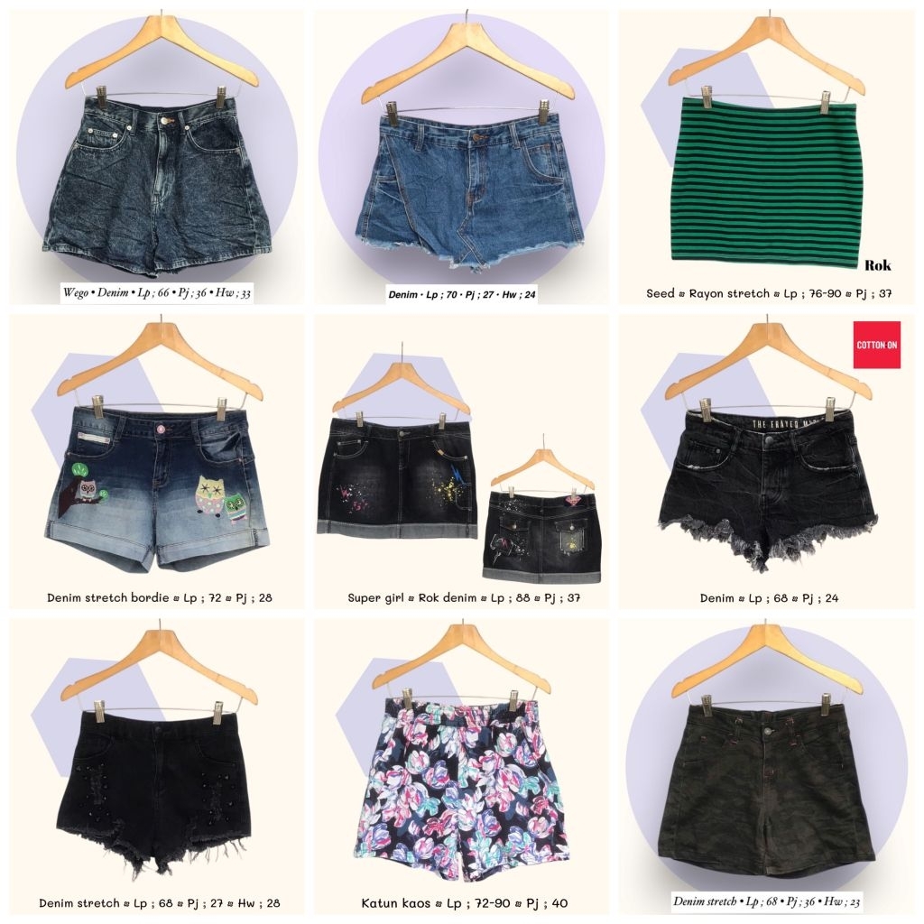 Hot pants wanita jeans korean style, Hotpants jumbo olahraga premium cewek