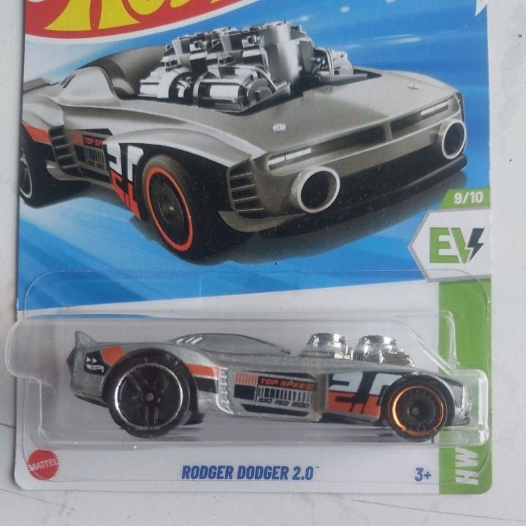diecast Hot wheels Rodger Dodger 2.0 ( silver )