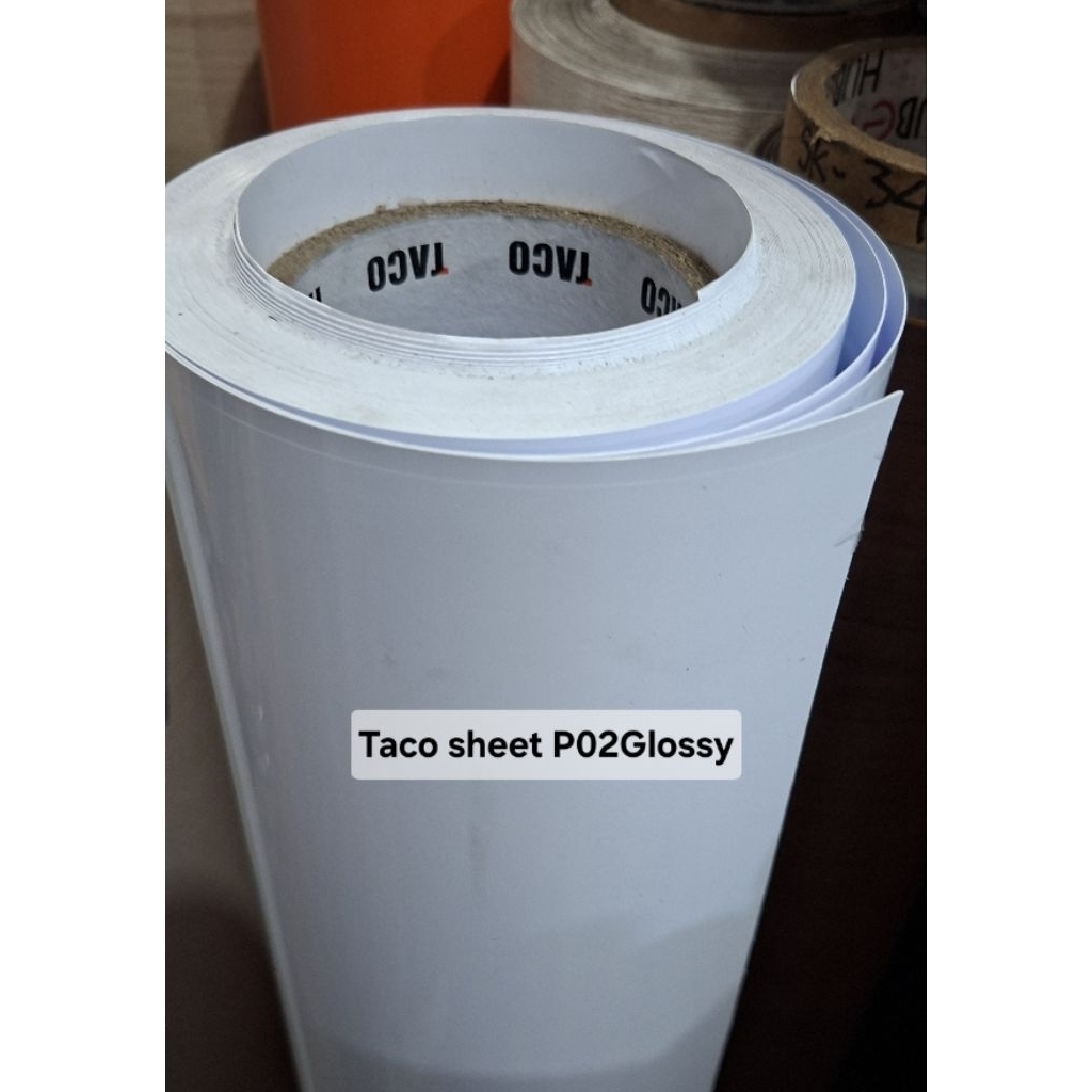 Taco sheet P02 G / takon putih glossy
