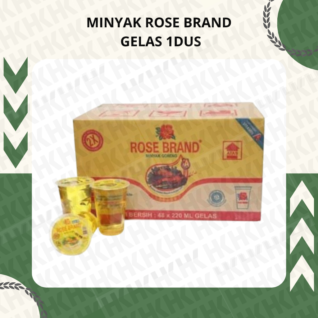Minyak Rose Brand Gelas (1 Dus)