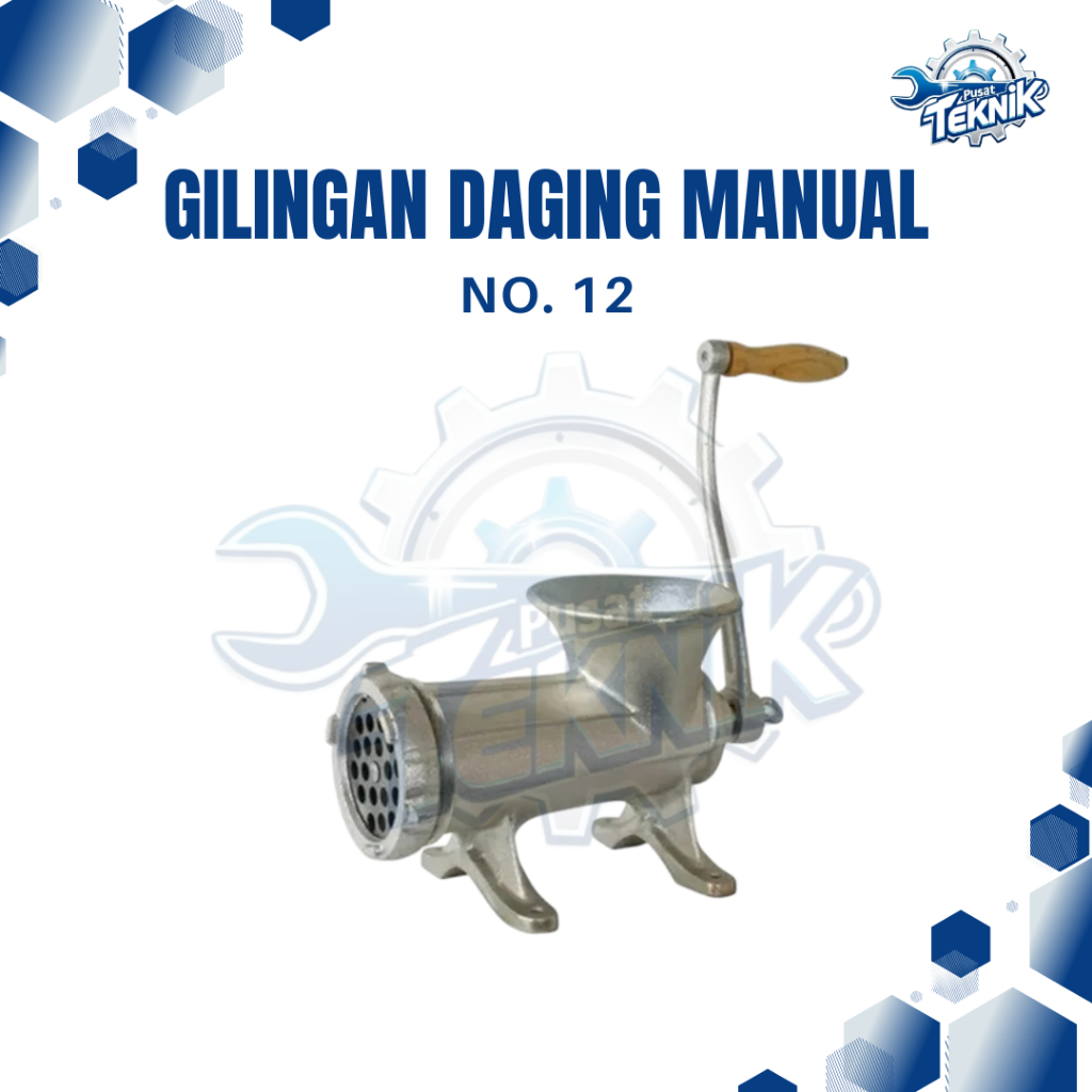 MESIN GILINGAN DAGING, GILINGAN KACANG, GILINGAN BUMBU NO. 12 STAINLESS STEEL LOMAX