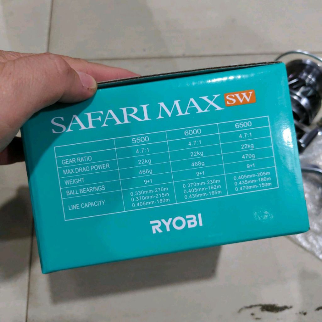 reel ryobi safari max sw 5500 6000 6500 reel body metal