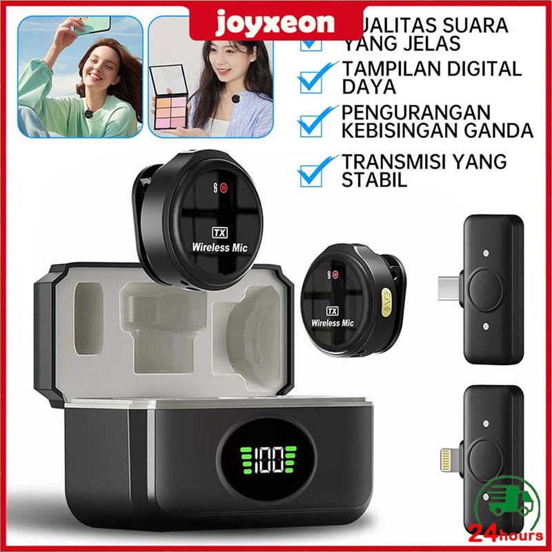 Wireless Microphone Magnetic Lapel Clip Microphone Dual Microphone HP