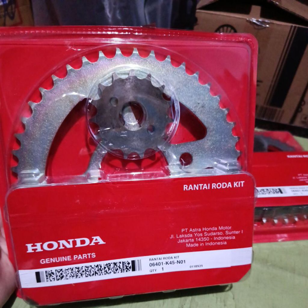 GEAR SET K45 CB 150 ORIGINAL ASLI HONDA AHM 06401-K45-N01
