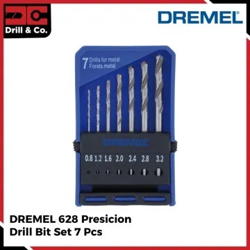 DREMEL 628 Precision Drill Bit Set 7 pcs / Mata Bor