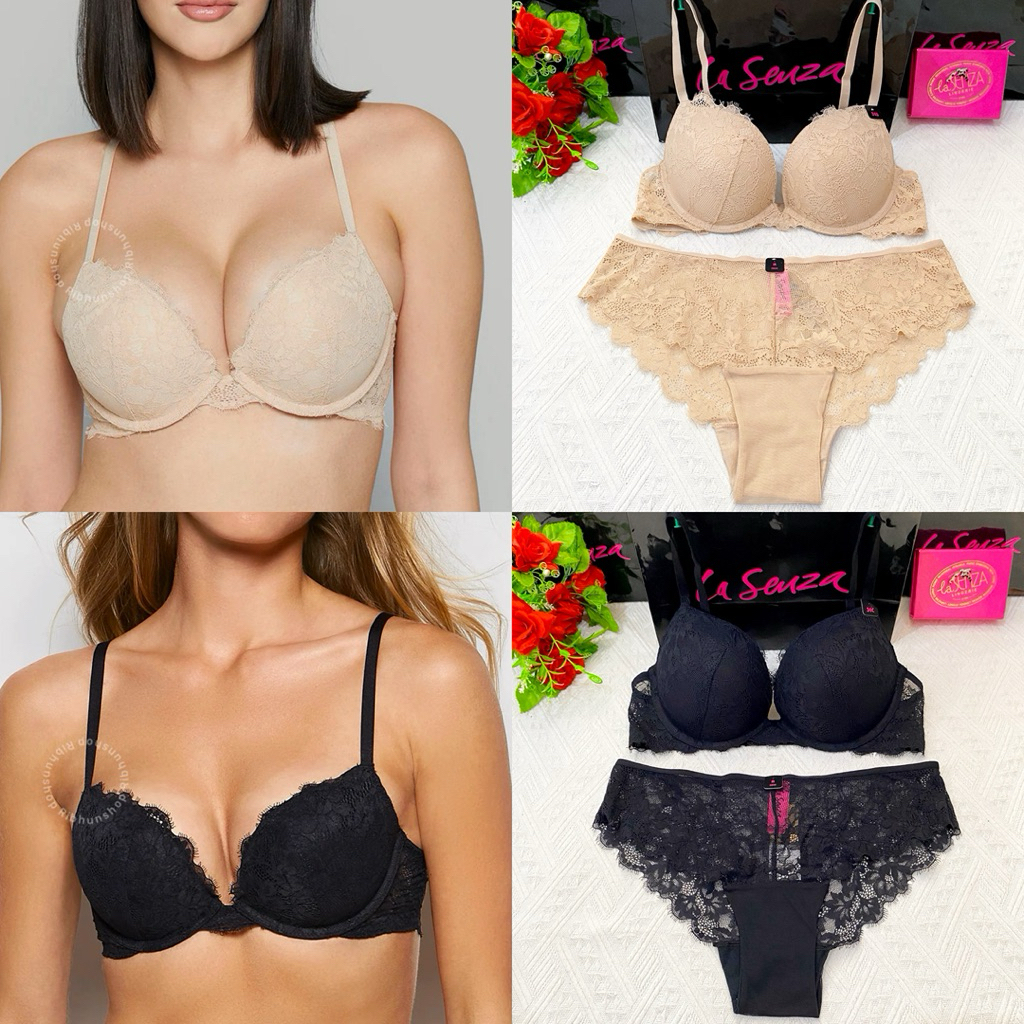 La senza Original Bra Set Beyond Sexy Gel Push Up Size 32A/S 32B/S 32C/S 34A/S 34B/S 36B/L 36C/L 38B