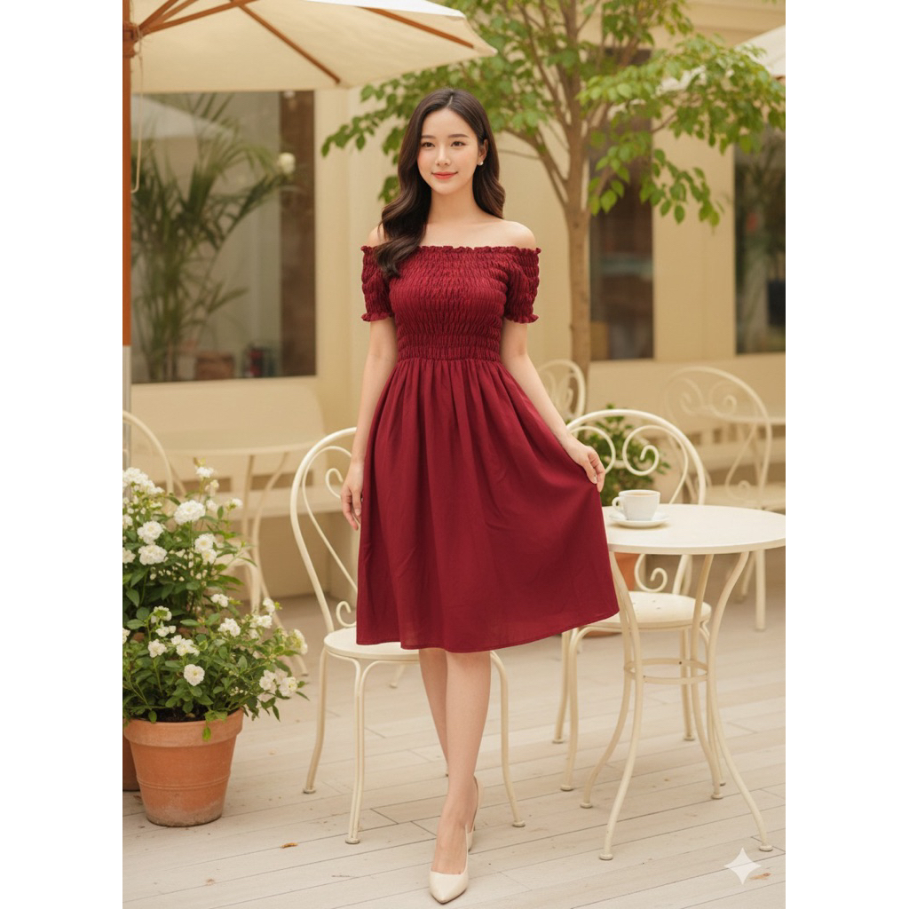 DRESS SABRINA PENDEK RAYON