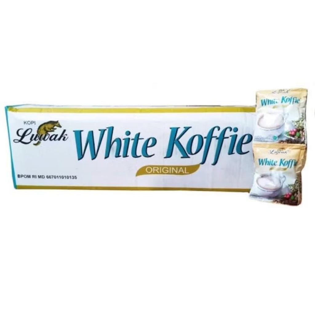 luwak white coffee isi 120 sachet dus / Kopi Luwak dus / Kopi Luwak rencengan sachet