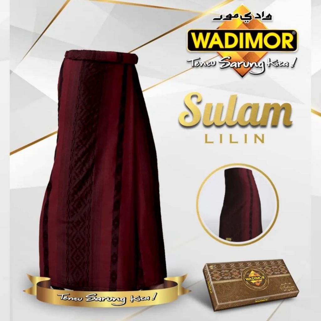 Sarung Wadimor Tenun Motif  SULAM LILIN