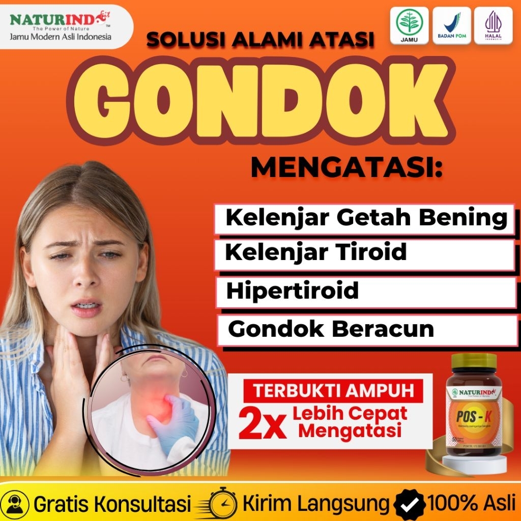 Obat herbal kelenjar tiroid gondok hipertiroid hipotiroid benjolan di leher