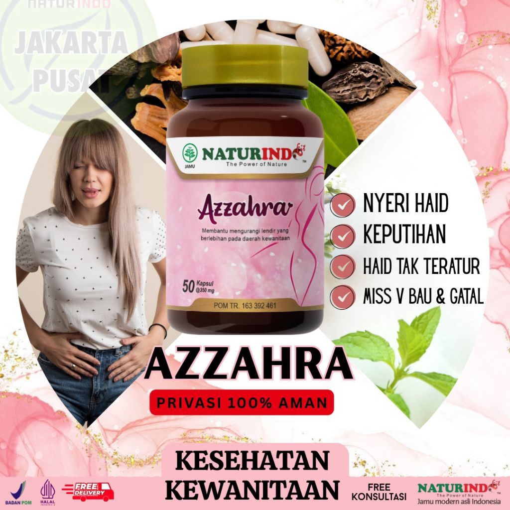 Azzahra Naturindo Jamu Pelancar Haid Obat Herbal Telat Haid 1 Minggu 1 2 3 Hari Bulan Tahun Taun Men