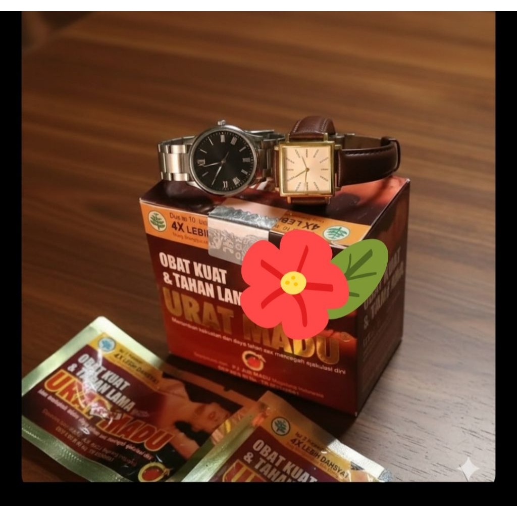 jam tanpa tali merah merk urmad