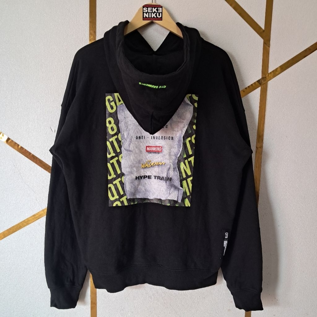 Hoodie QT8 GARMENTS Backit Big logo bahan babyteri tebal berat