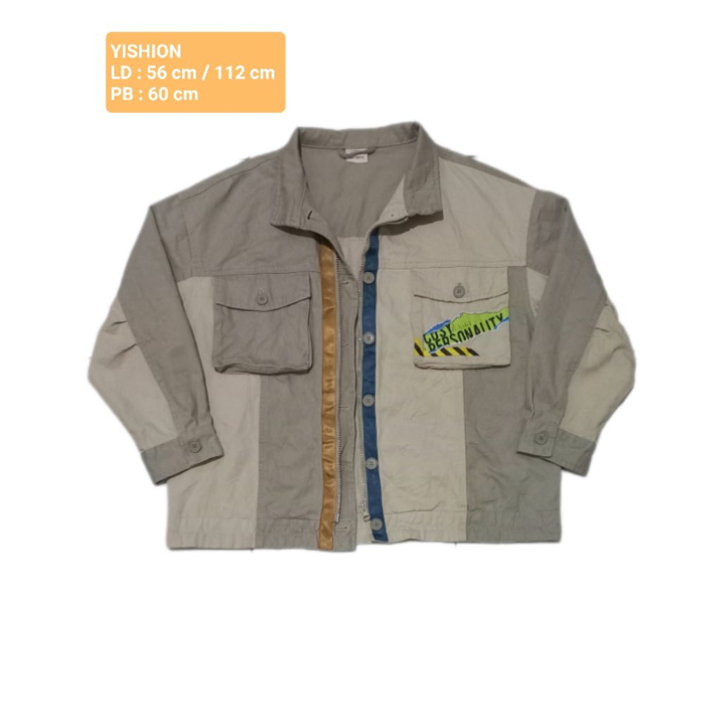 Remaja dan Dewasa - Jaket Double Kancing dan Zipper Wanita