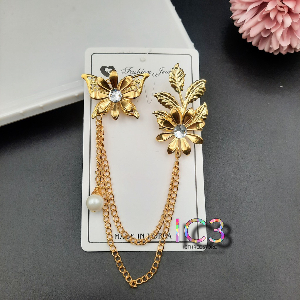 Bros kebaya Janggan | Bros Rantai Kebaya | Bros kenari jurai