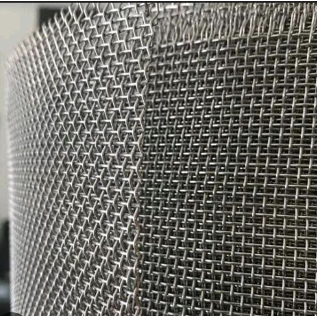kawat wiermersh Mesh 10Tebalkawat 0,35mm Stainless SS 316 wire mesh Ss316 permeter