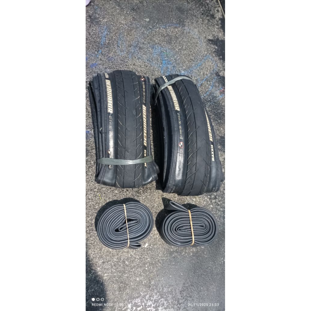 ban luar sepeda maxxis detonator 27.5 x 1.50 tambah ban dalam