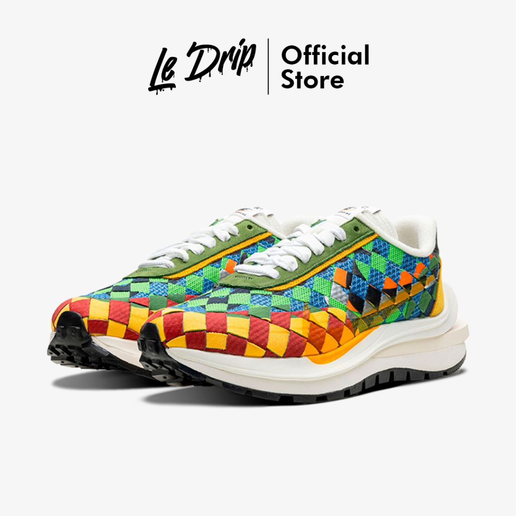 Nike Sacai Vaporwaffle Green Gusto Multi Jean Paul Gaultier Authentic