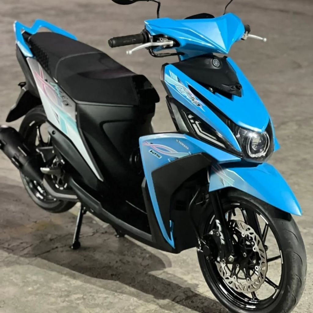 cat costum warna blue/biru langit jenis pu berkualitas cat motor/mobil cat otomotif