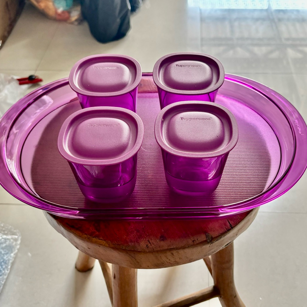 Cristal mug & Royal Tray