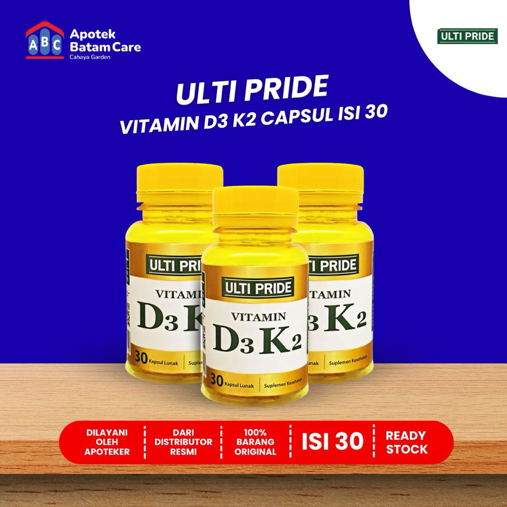 ULTI PRIDE VITAMIN D3 K2 CAPSUL ISI 30