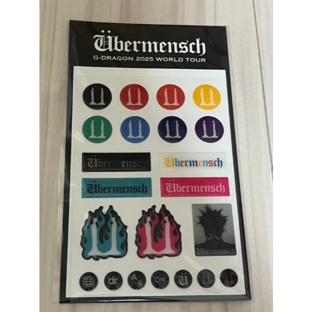 G-dragon Sticker Epoxi Gdragon Stiker Bigbang G dragon Tour Merchandise Official
