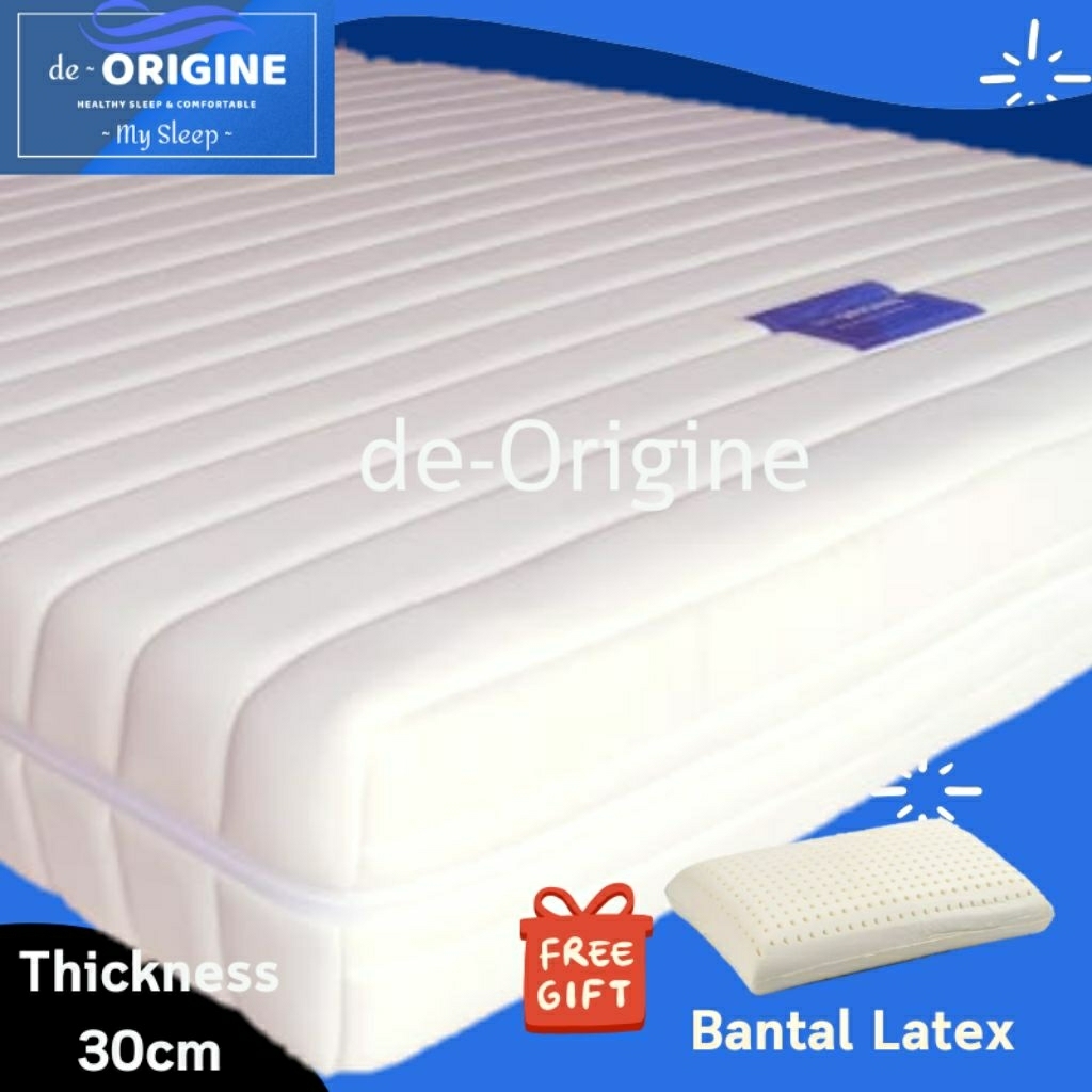 [BEST DEAL] Kasur Latex Ortho de-ORIGINE MY SLEEP 160x200x30/180x200x30/200x200x30cm