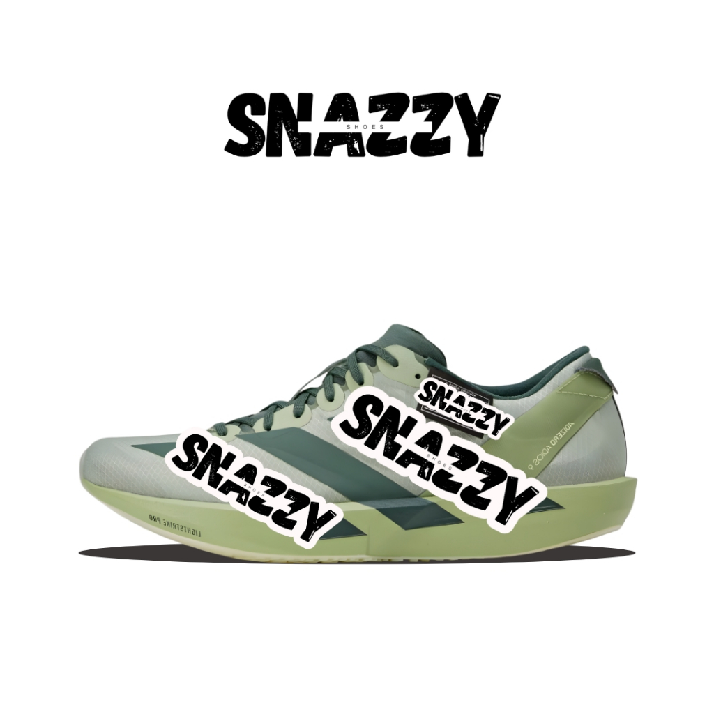 Sepatu Sneakers Pria Wanita Adizero Y-3 Adios Green