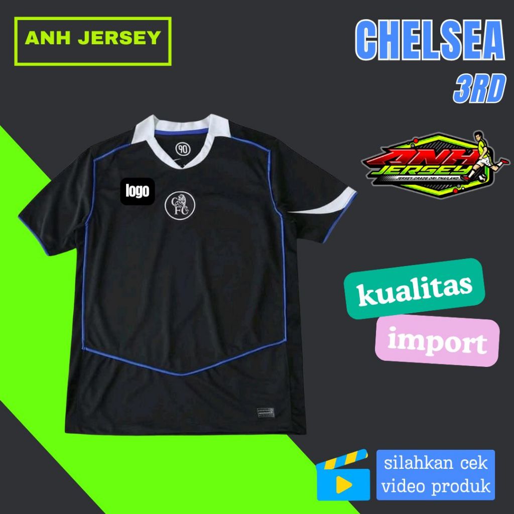 (JERSEY) JERSEY  BAJU BOLA (CHELSEA) CELSI 3RD HOME AWAY 2025-2026