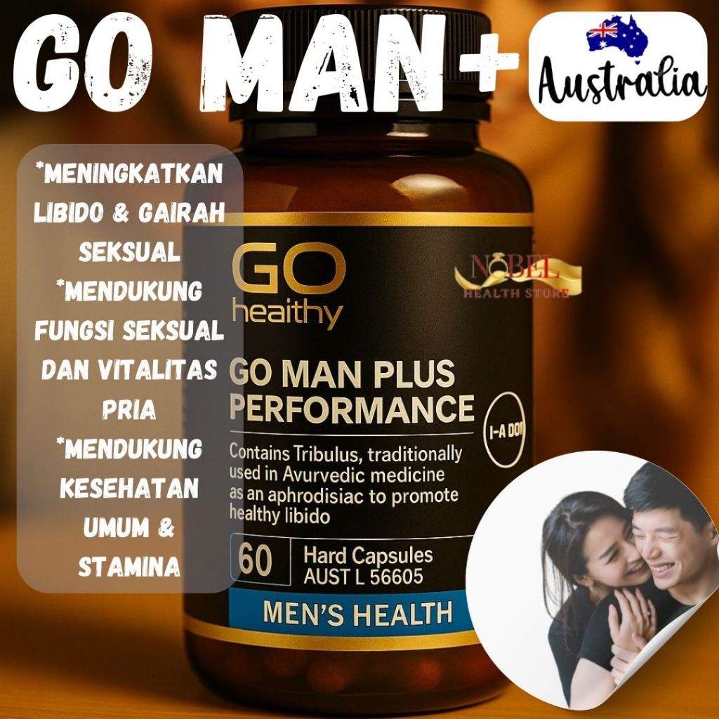 GO HEALTHY GO MAN PLUS PERFORMANCE 60 HARD CAPSULES