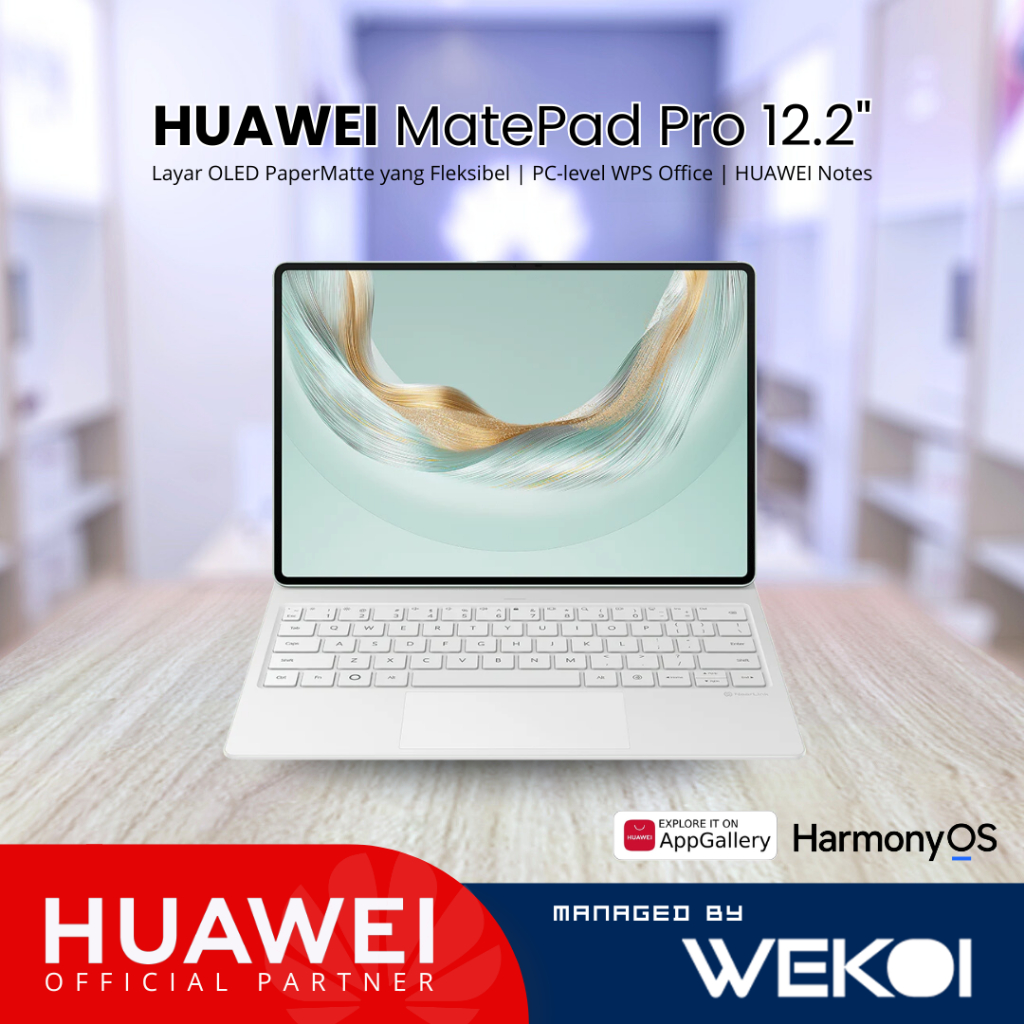 HUAWEI MatePad Pro 12.2 inch Glide Keyboard - GoPaint App Ultra Bright OLED PaperMatte 144hz