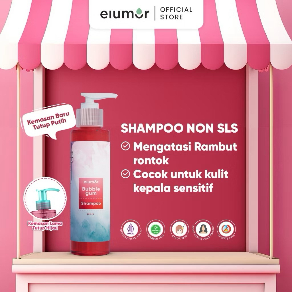 Elumor shampo|shampo rambut rontok