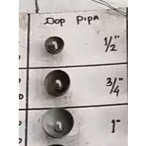 Batok tutup pipa besi 3/4 inch | Dop pipa 3/4 inch | Batok tutup pipa 3/4"