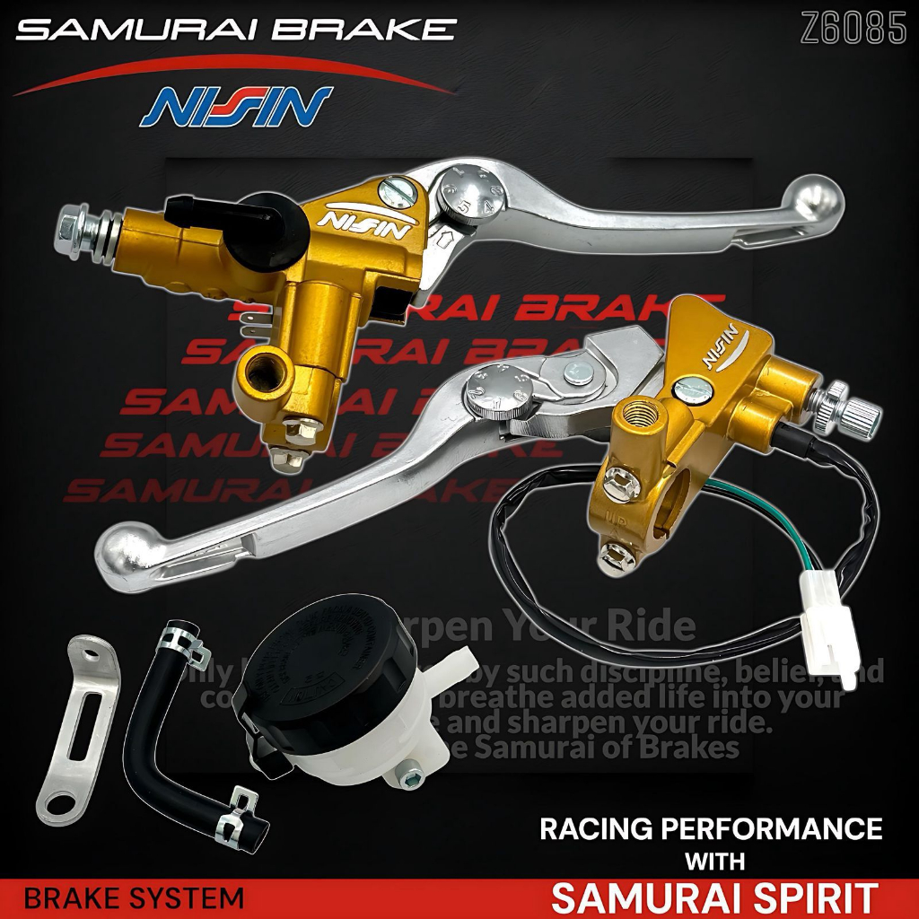 MASTER REM NISSIN SAMURAI TABUNG SINGLE UNIVERSAL FU/BEAT/SCOOPY/GENIO/VARIO/MIO/FAZIO DLL