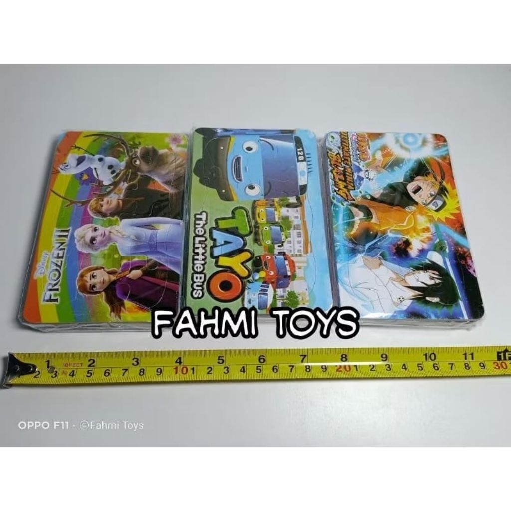 75lembar puzzle kertas kecil // bongkar pasang // mainan anak kreatif